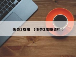 传奇3攻略 （传奇3攻略资料 ）