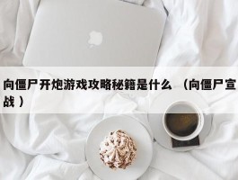 向僵尸开炮游戏攻略秘籍是什么 （向僵尸宣战 ）